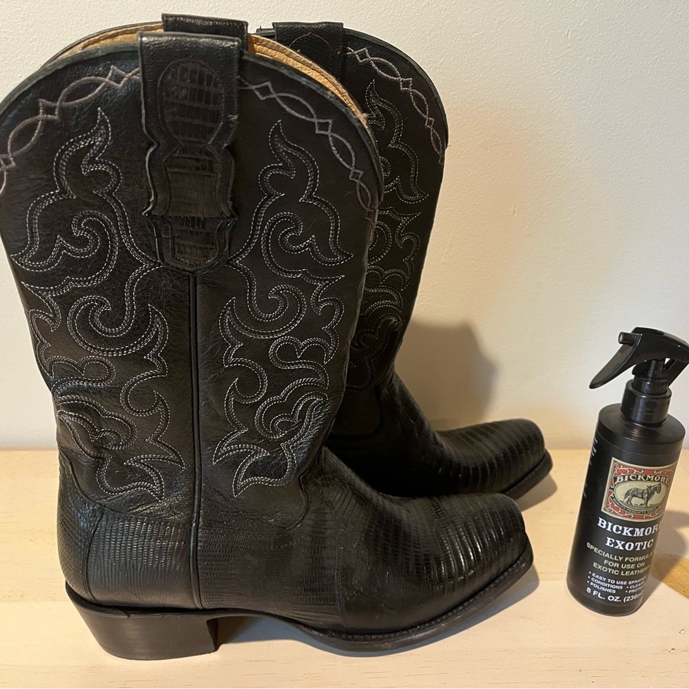 Brand New Genuine Exotic Lizard Moonshine Spirit Cowboy Boots